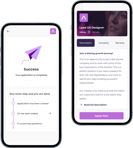 Convert applicants with Adway